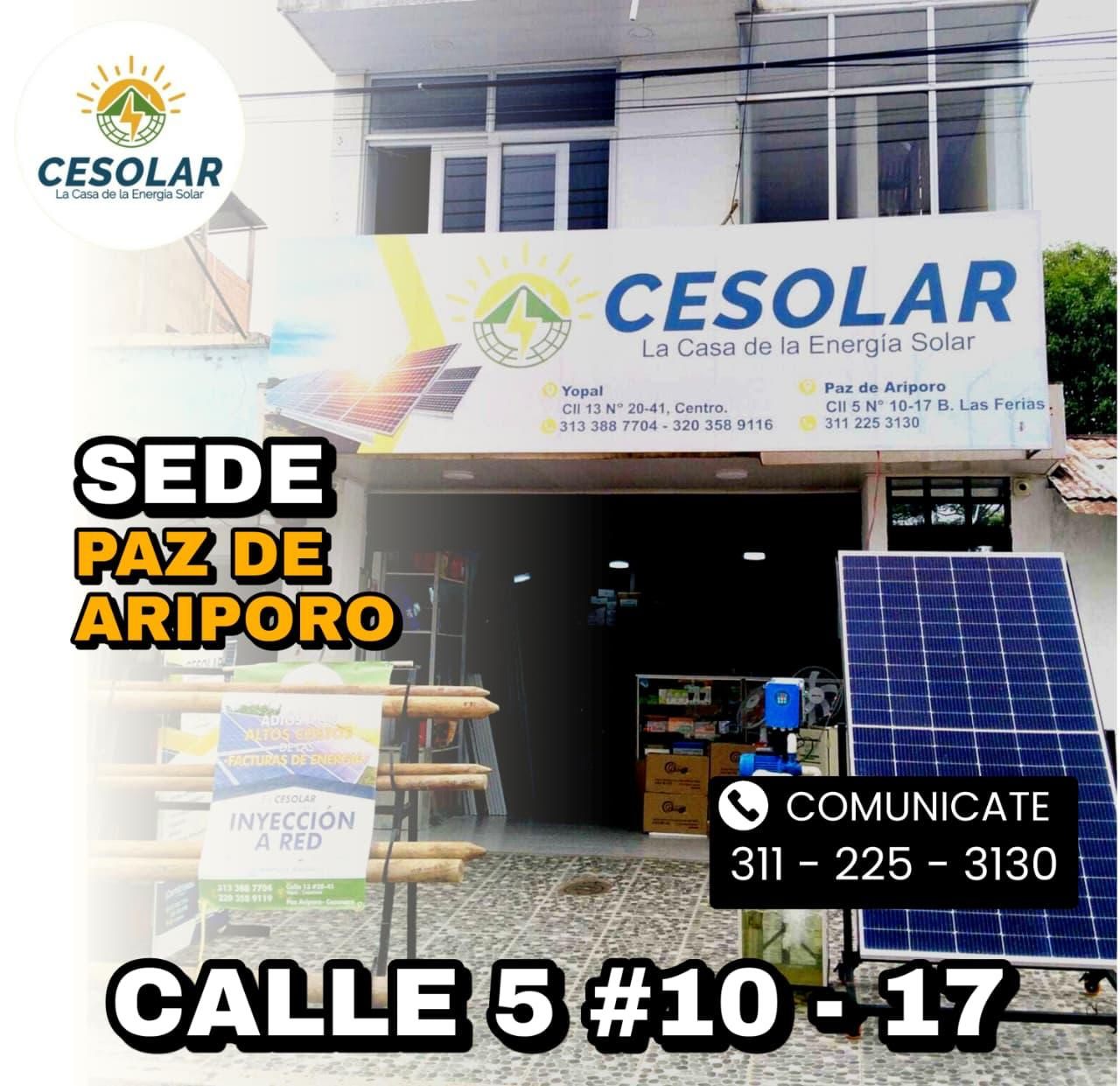 Sede CESOLAR en Paz de Ariporo